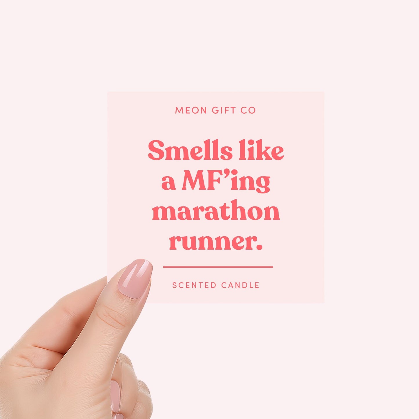 Smells Like a MF'ing Marathon Runner Candle