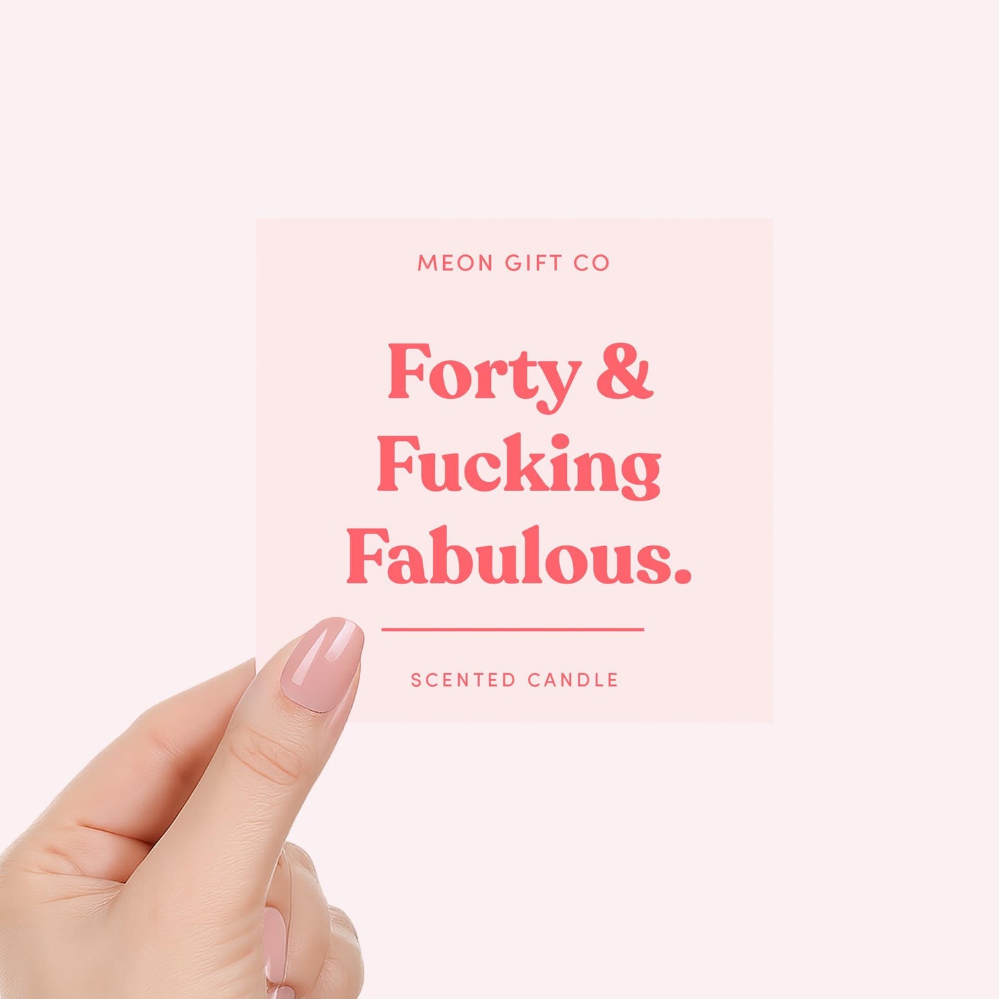 Forty & Fabulous Candle