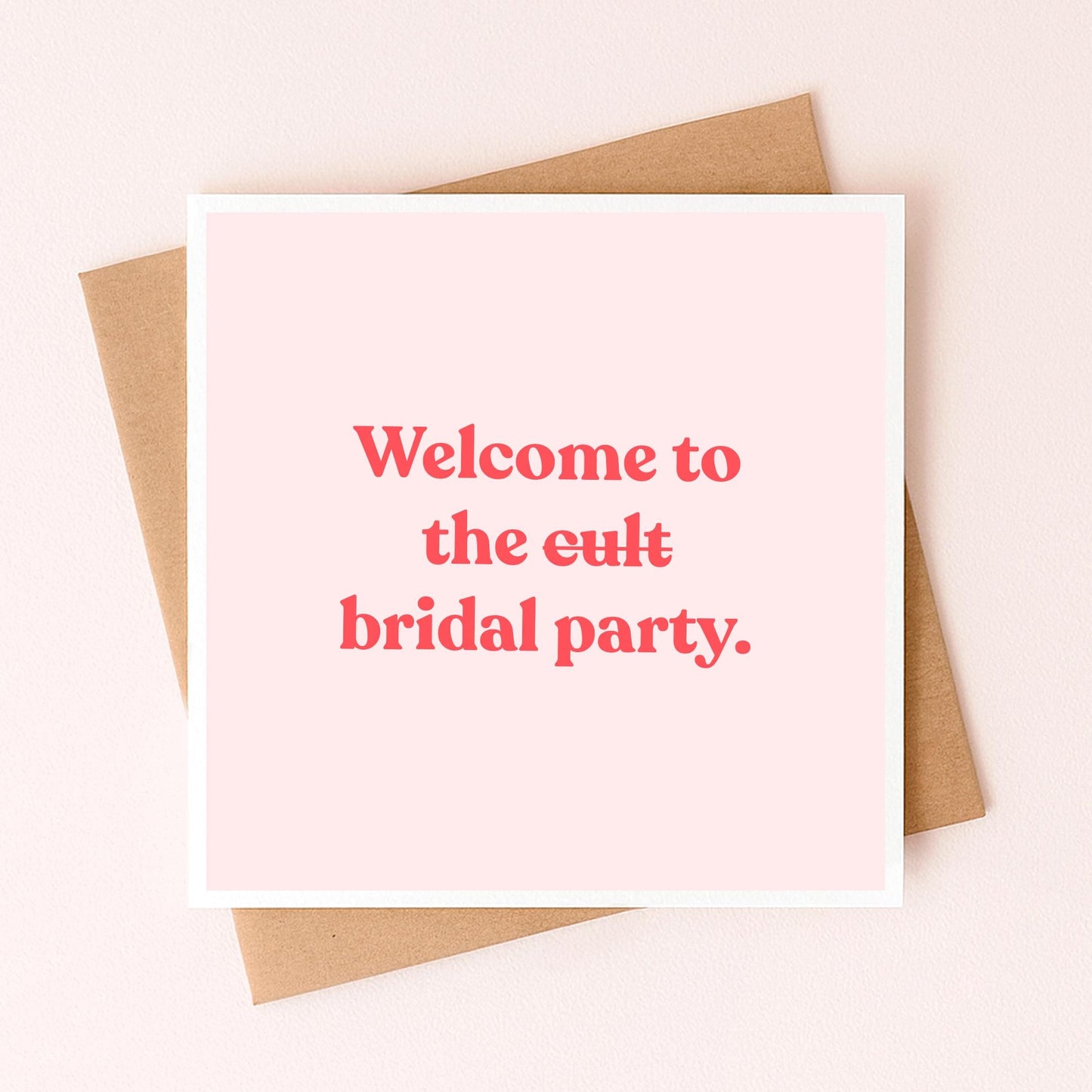 Welcome To My Cult Greeting Card