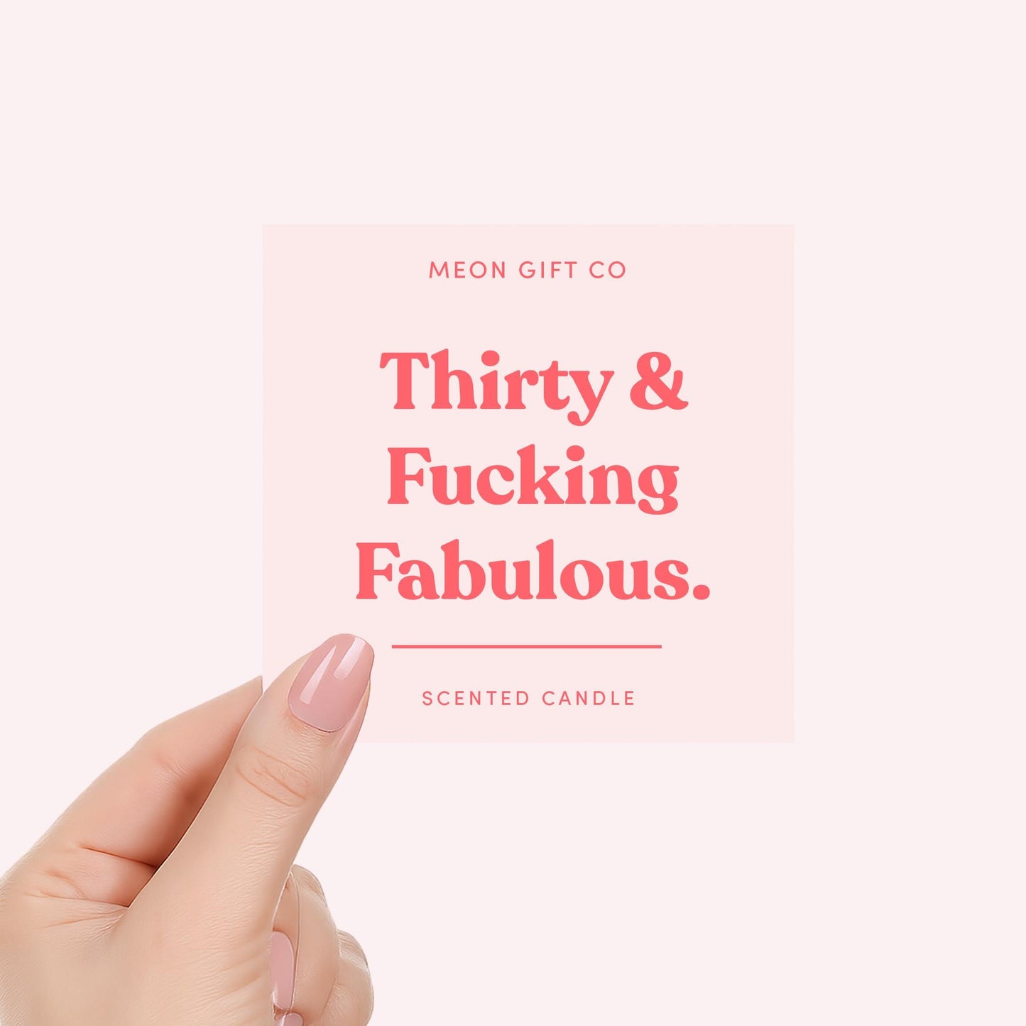 Thirty & Fabulous Candle