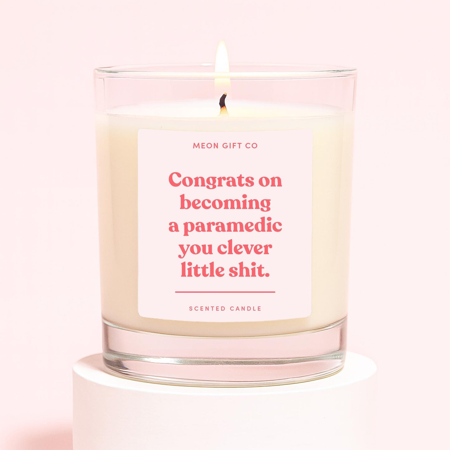 Congrats On Becoming A Paramedic You Clever Shit Candle
